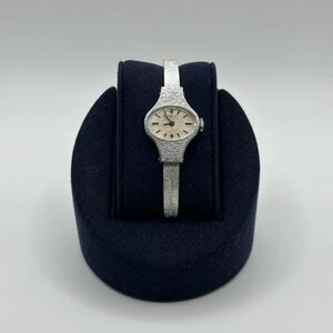 Vintage 70s Timex Oval Dial Aluminum Bezel Women's Watch